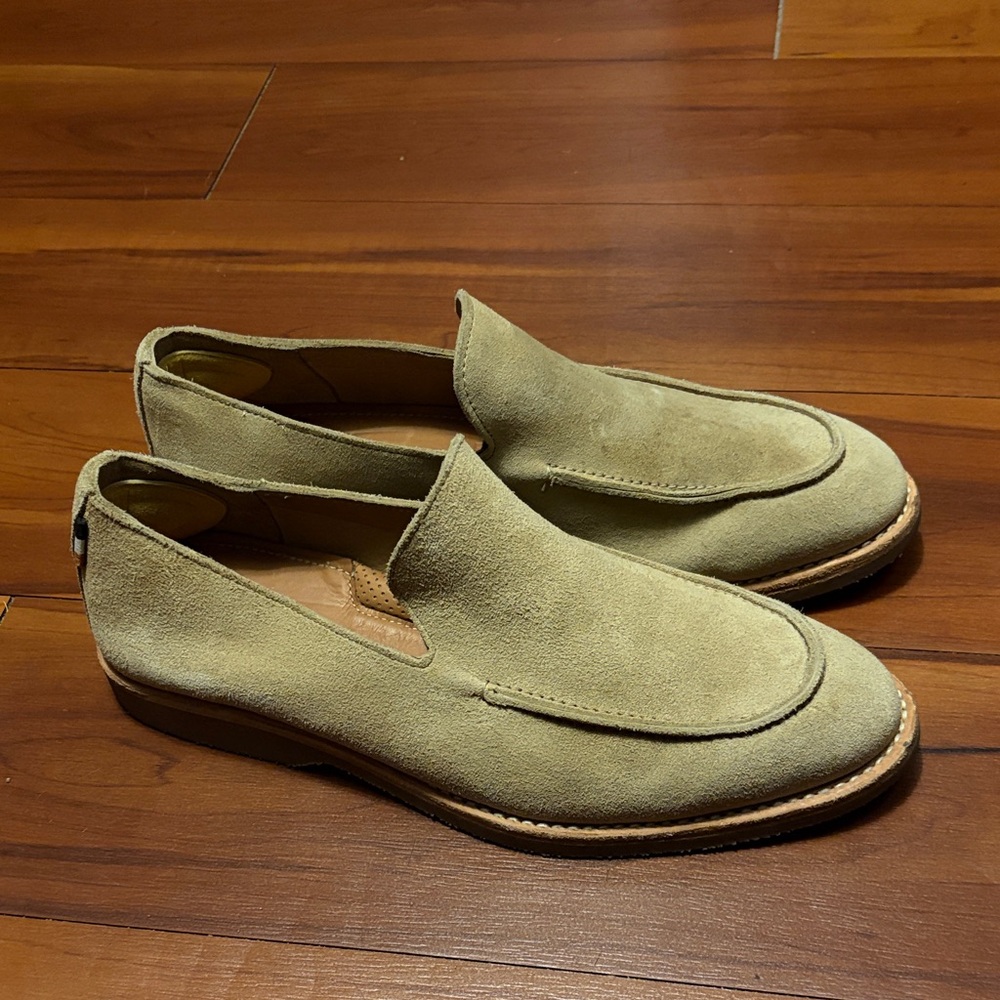 Allen Edmonds Men's Suede Loafers - Tan Sz 10.5